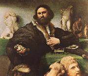 Lorenzo Lotto Portrait of Andrea Odoni France oil painting artist